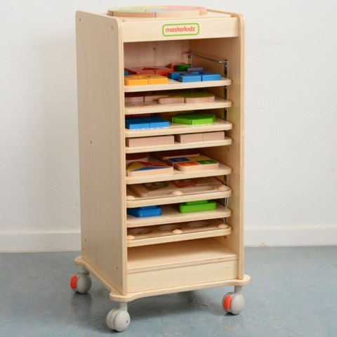 MASTERKIDZ Szafka Do Przechowywania Tabliczek Edukacyjnych MASTERKIDZ Szafka Do Przechowywania Tabliczek Edukacyjnych