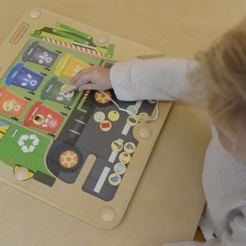 MASTERKIDZ Tablica Magnetyczna Segregowanie Odpadów Ciężarówka do Recyklingu Montessori MASTERKIDZ Tablica Magnetyczna Segregowanie Odpadów Ciężarówka do Recyklingu Montessori